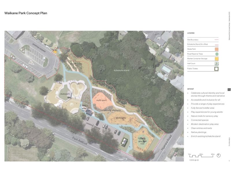 Waikanae Park Concept Plan